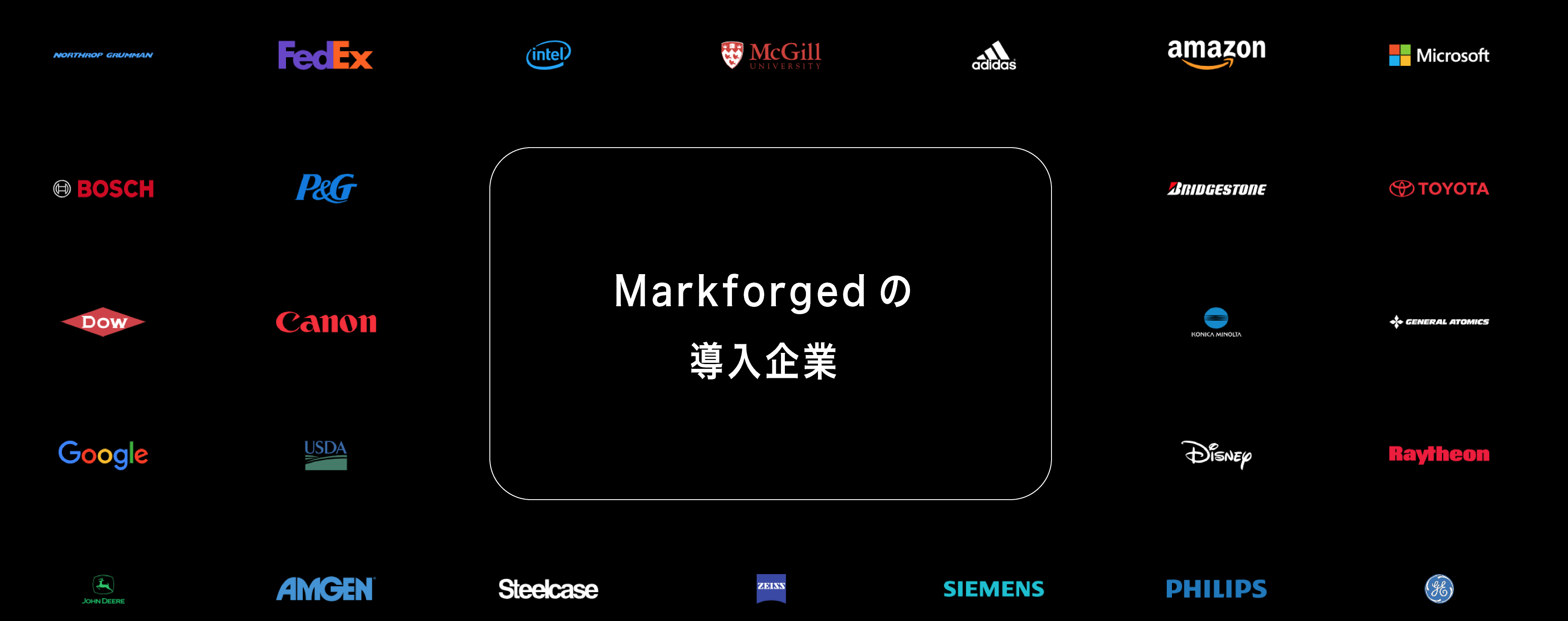 Markforgedの導入企業