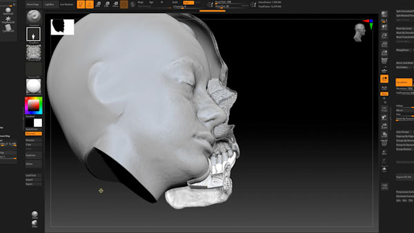 画像6: 顎の関節をデザインし、頭蓋骨が “口 “を開けることができるようにする。