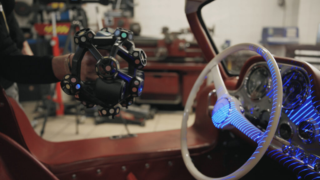 FreeScan Trak NovaがBracq Heritageのクラシックメルセデス・ベンツデザインのデジタル保存と修復をサポート