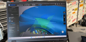 プジョー207スパイダーのボディスキャン結果