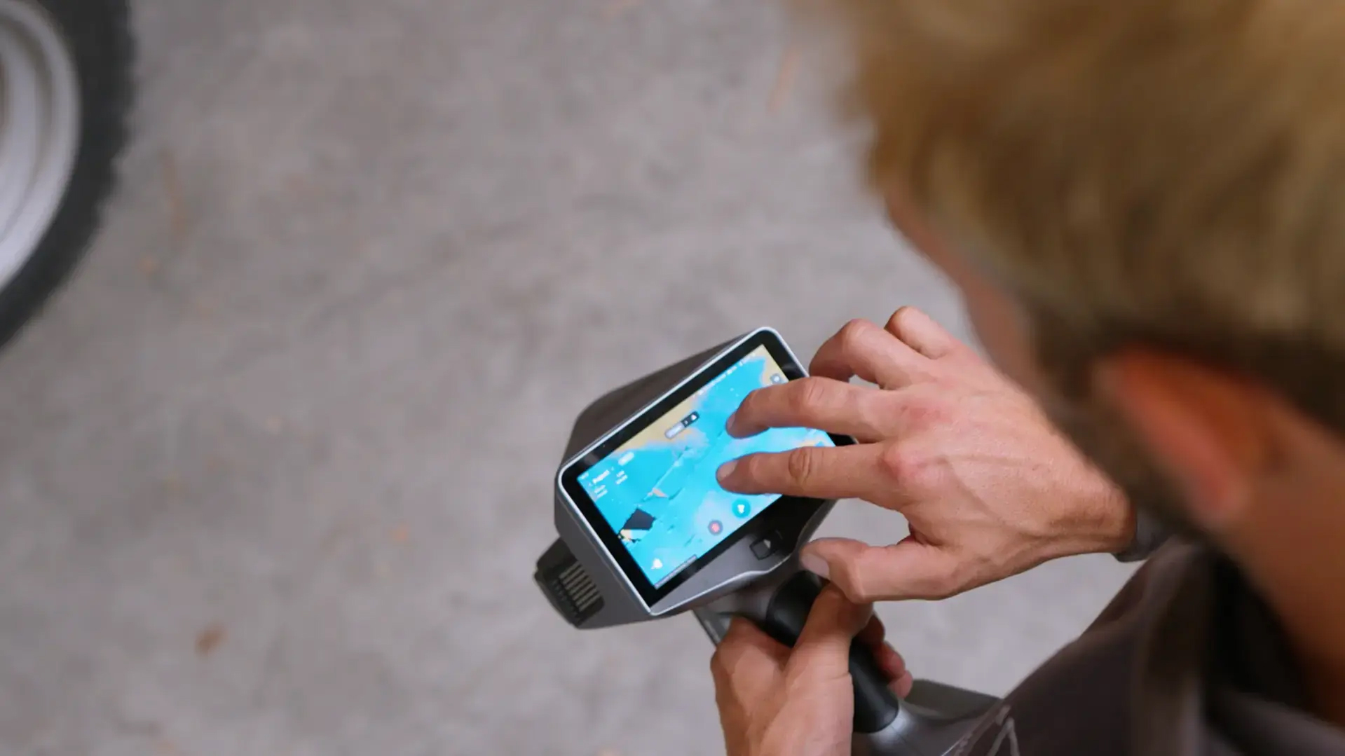 デバイス上のスキャンデータを確認